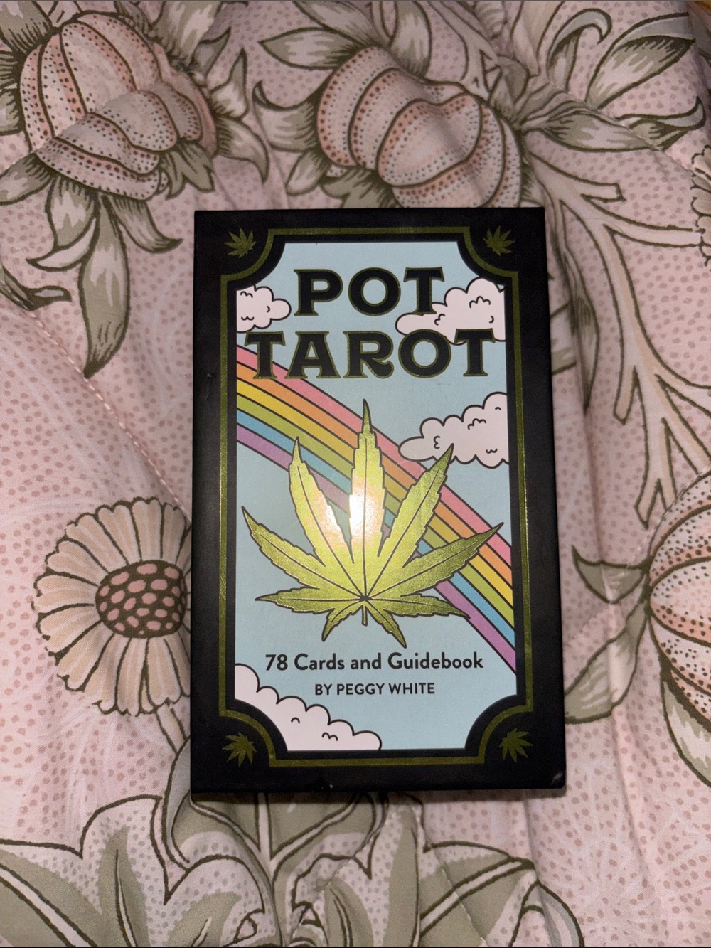 Hot Topic Pot Tarot Deck – Blue, Yellow & Rainbow Accents